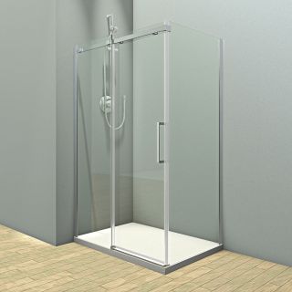 Душевой уголок Veconi Rovigo RV-070CH, 1300х800х1950, хром, стекло прозрачное